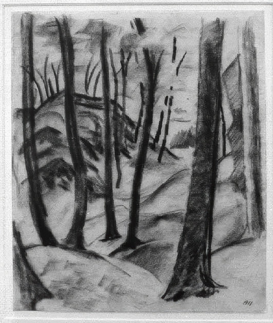 Motiv från Wolfsschlucht av August Macke