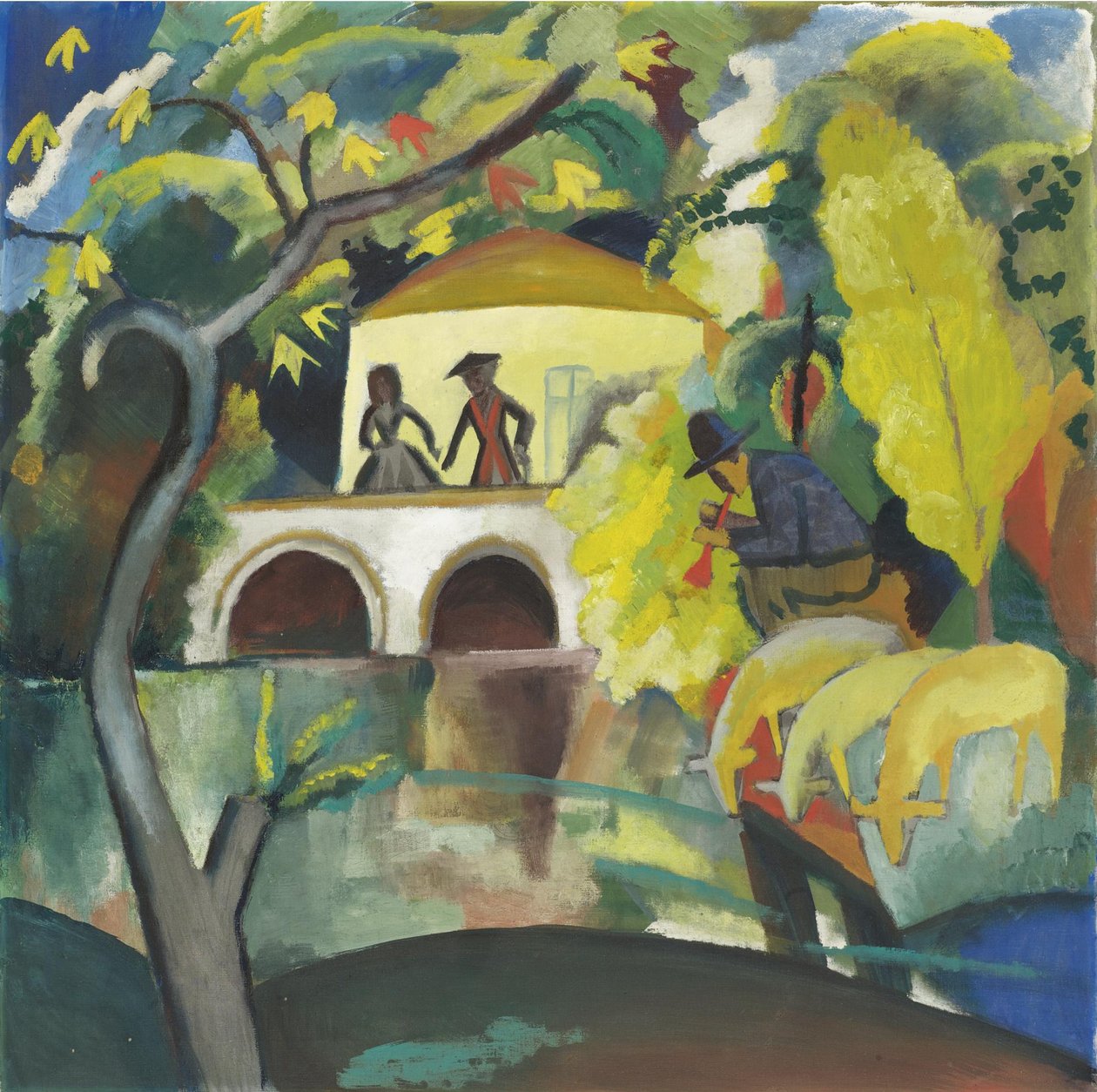 Rokoko, 1912 av August Macke