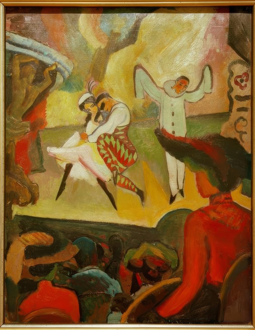 Rysk balett I. av August Macke
