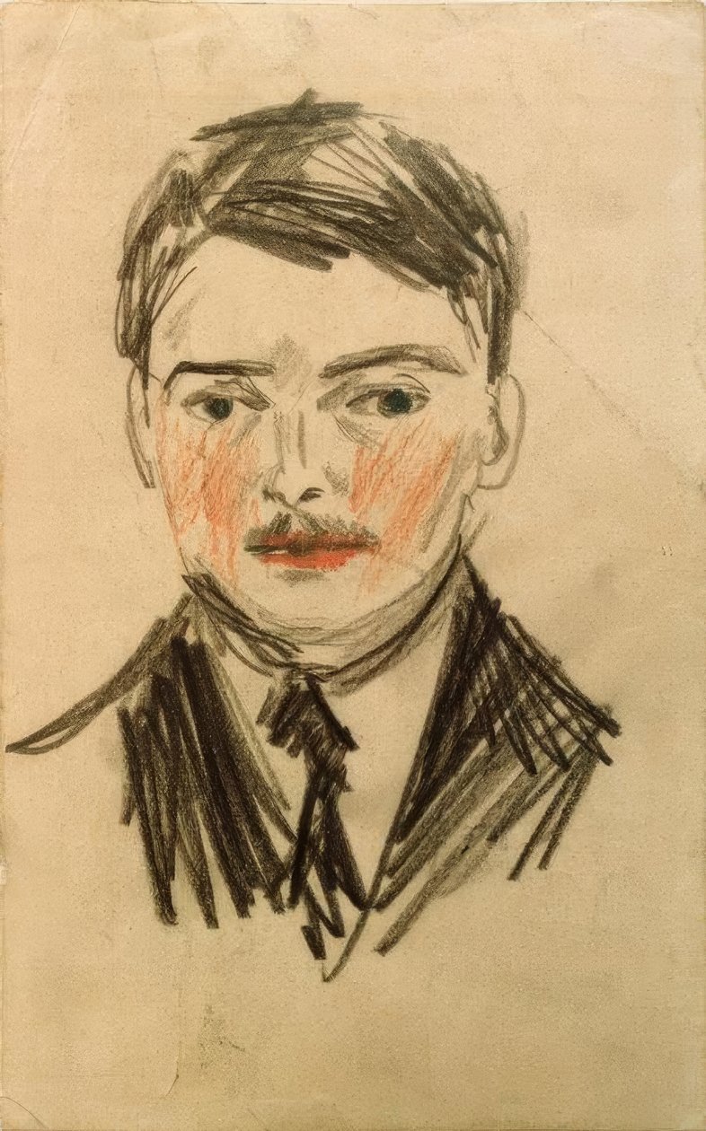Självporträtt av August Macke