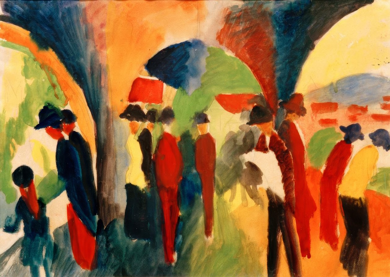 sittvagn av August Macke