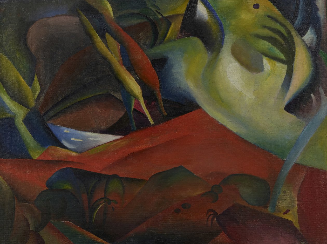 Stormen, 1911. av August Macke