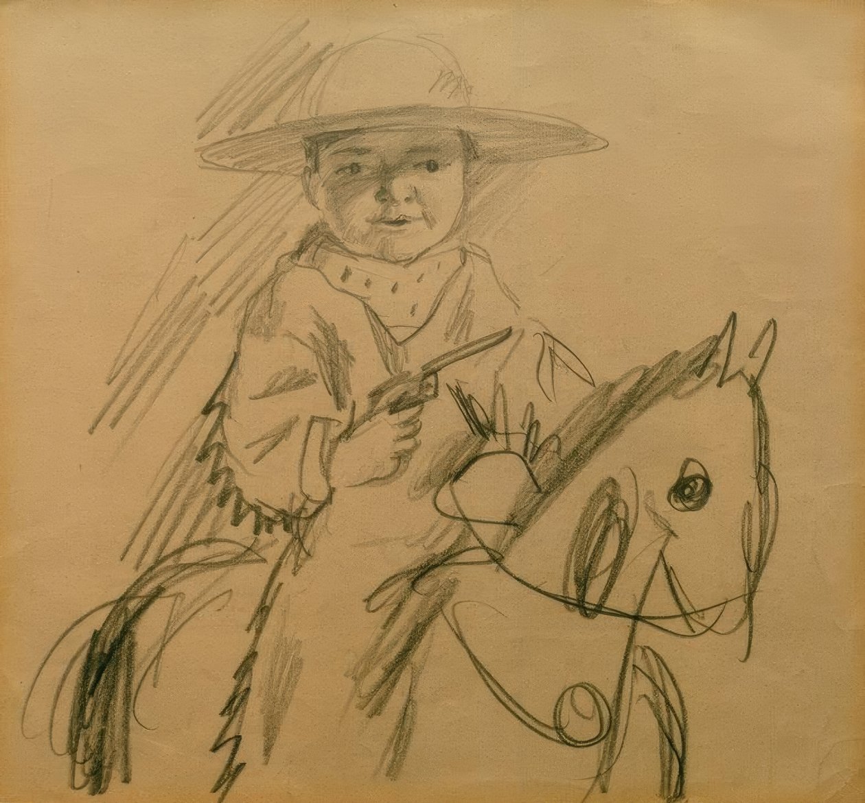 Walter som Cowboy av August Macke