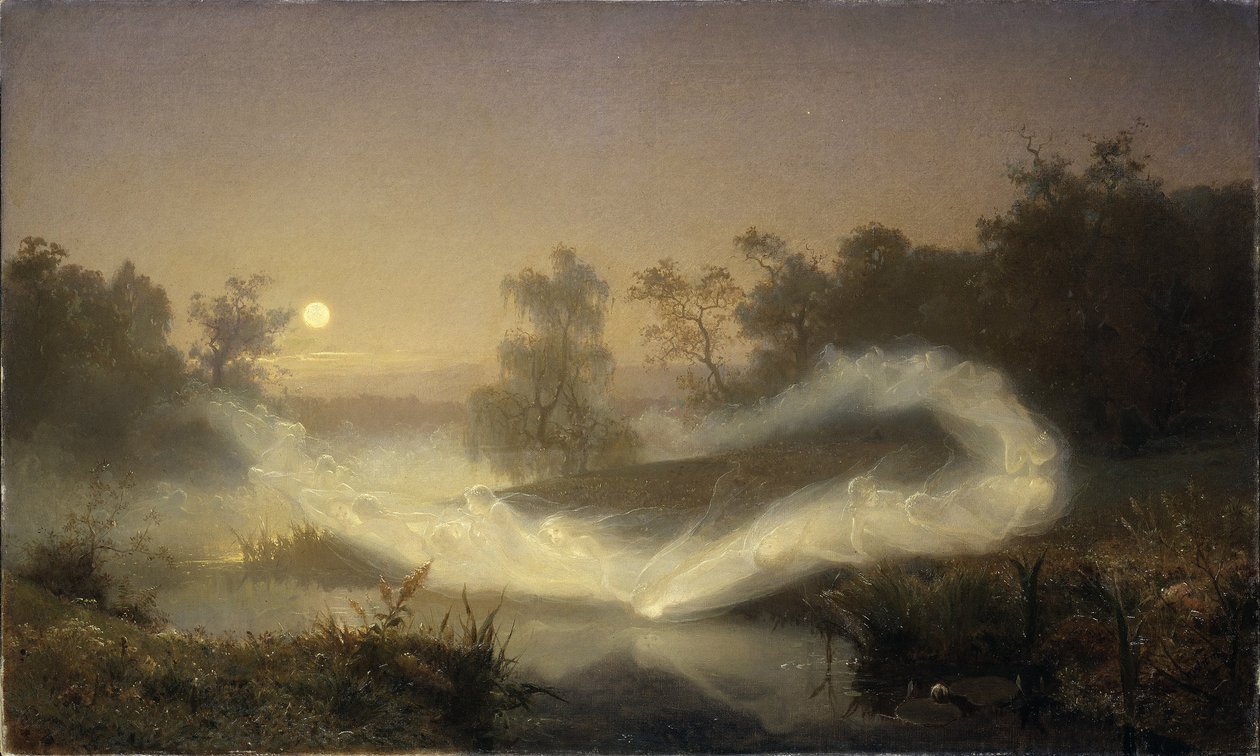 Dansande alver, 1866 av August Malmström