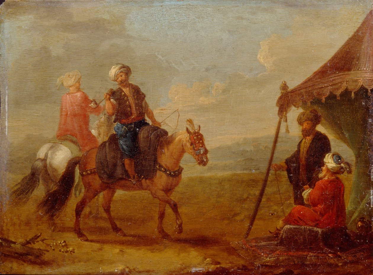 turkisk ryttare av August Querfurt