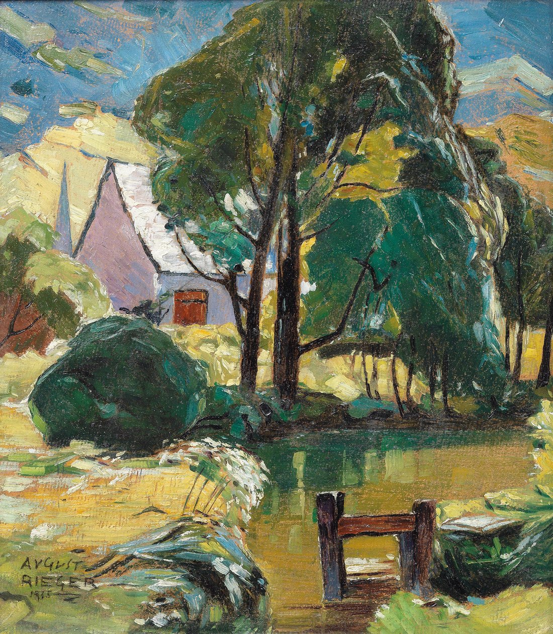 August Rieger Haus am Teich av August Rieger