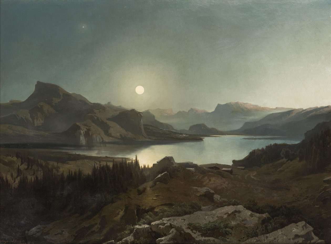 Alpinsjön av August Schaeffer von Wienwald
