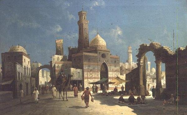 En arabisk stad av August Siegen