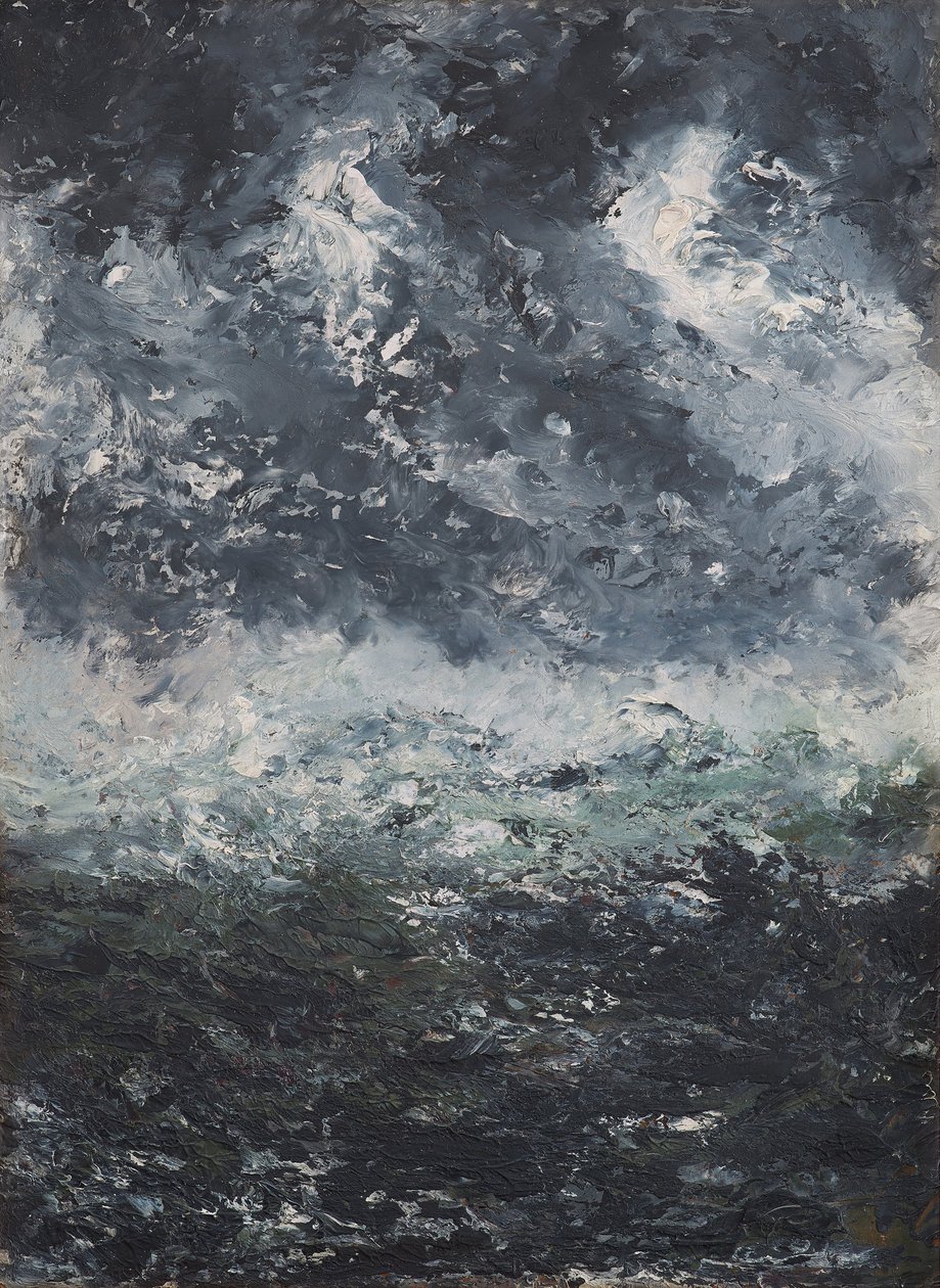 Stormlandskap, 1894. av August Strindberg