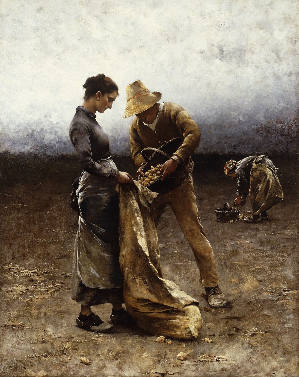 Potatissamlarna, av August Wilhelm Nikolaus Hagborg