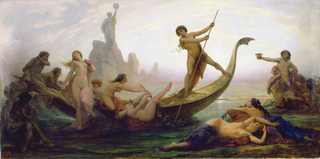 Livets fallgropar av Auguste Barthelemy Glaize