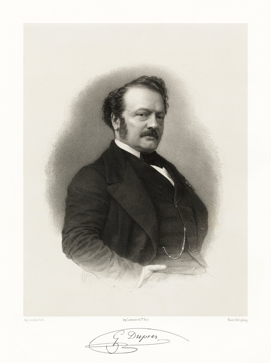 Gilbert Duprez, 1865-66 av Auguste Charles Lemoine