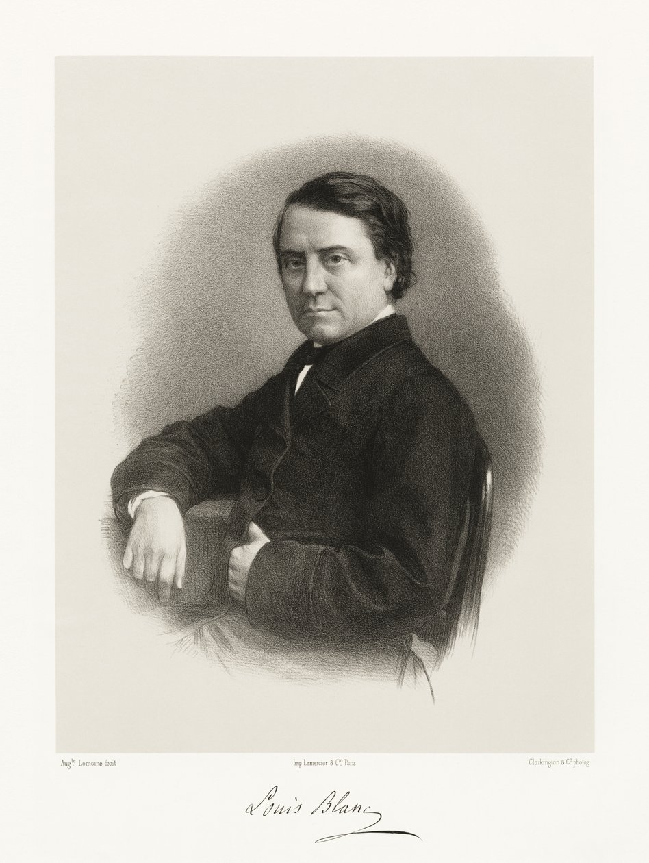 Louis Blanc, 1865-66 av Auguste Charles Lemoine