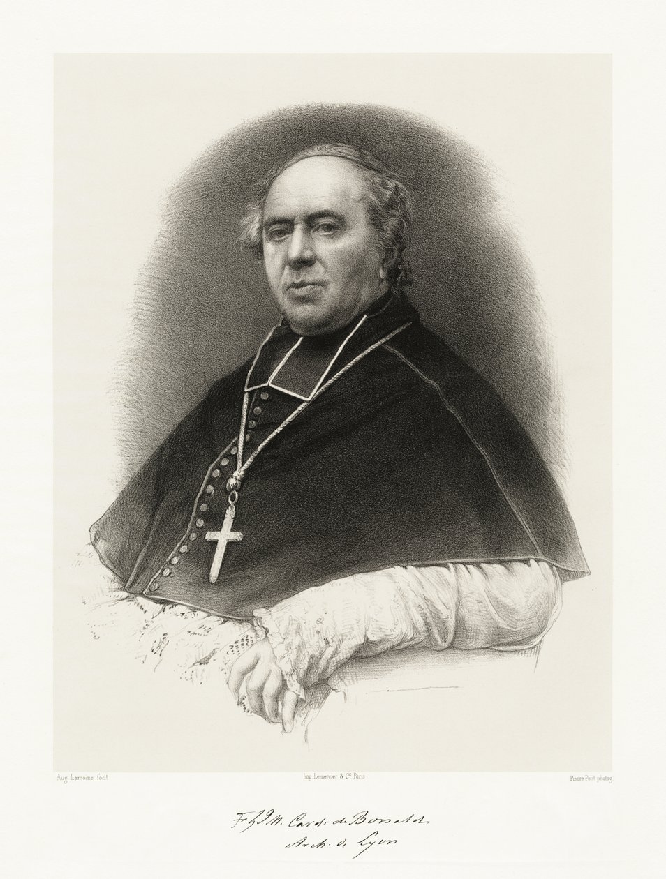 Louis Jacques Maurice de Bonald, 1865-66 av Auguste Charles Lemoine