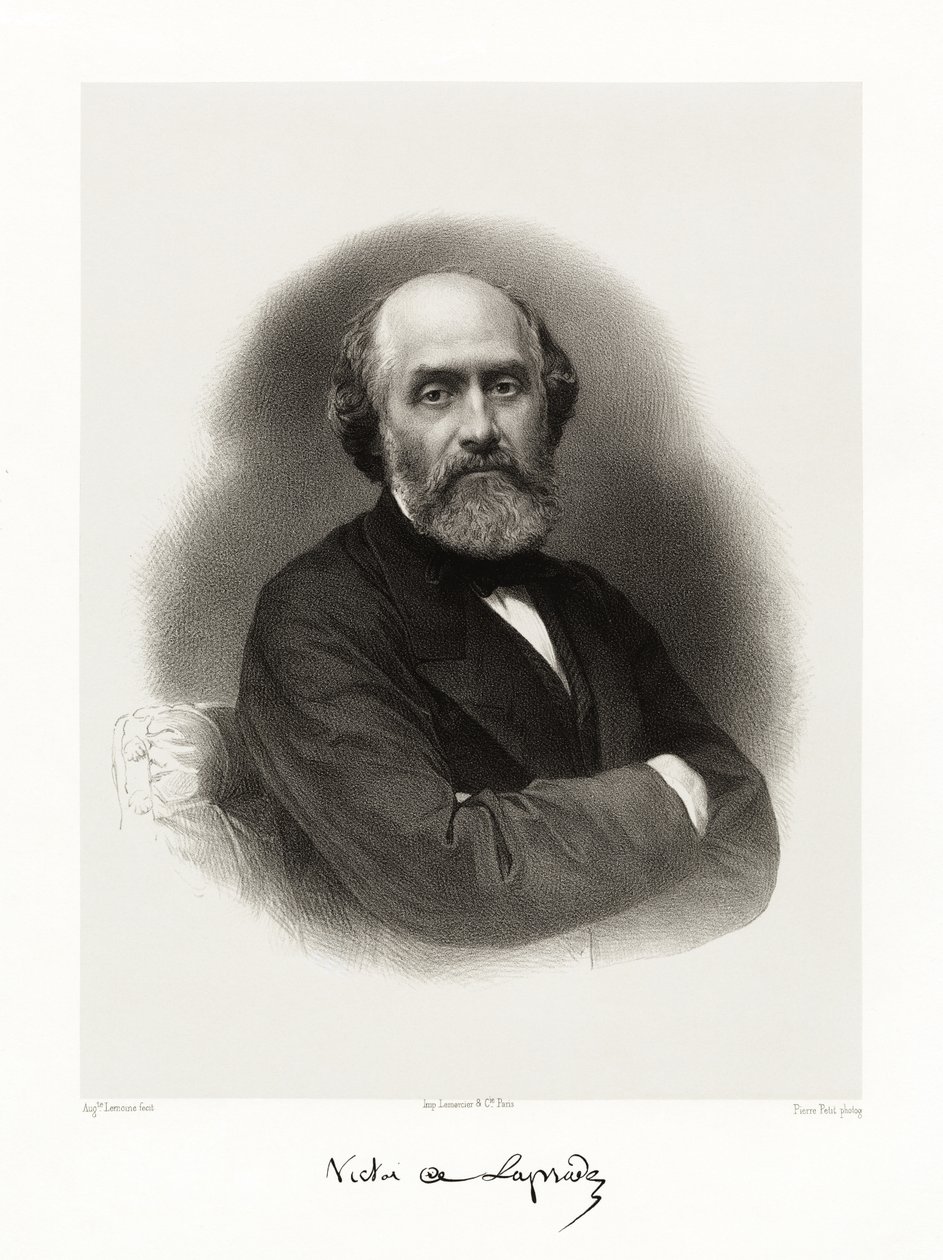 Victor de Laprade, 1865-66 av Auguste Charles Lemoine