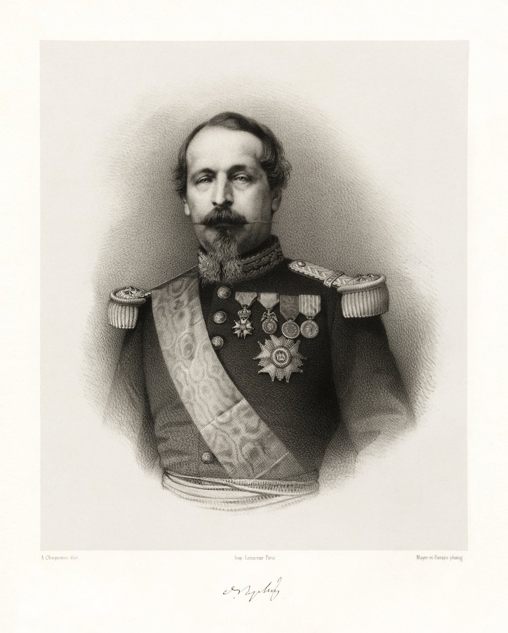 Charles Louis Napoleon Bonaparte, 1865-66 av Auguste Charpentier