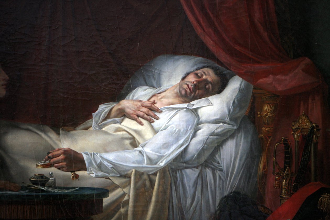 General Moreaus död av Louis Charles Auguste Couder