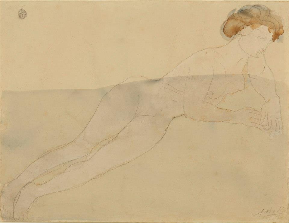  Estudio de desnudon av Auguste Rodin