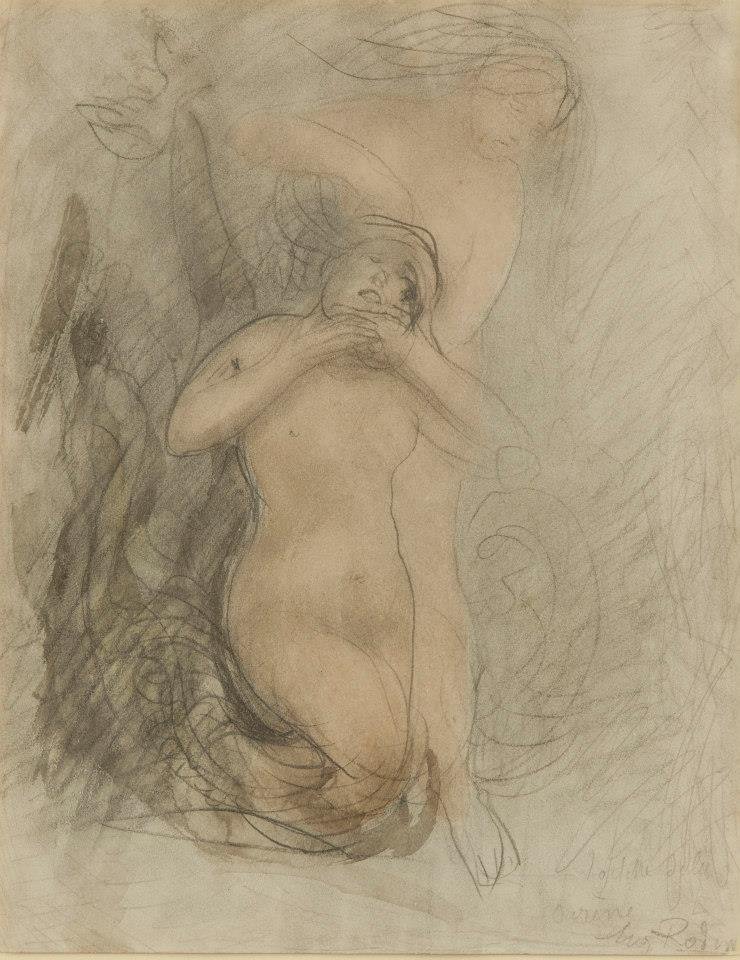 Bano de la sirenan av Auguste Rodin