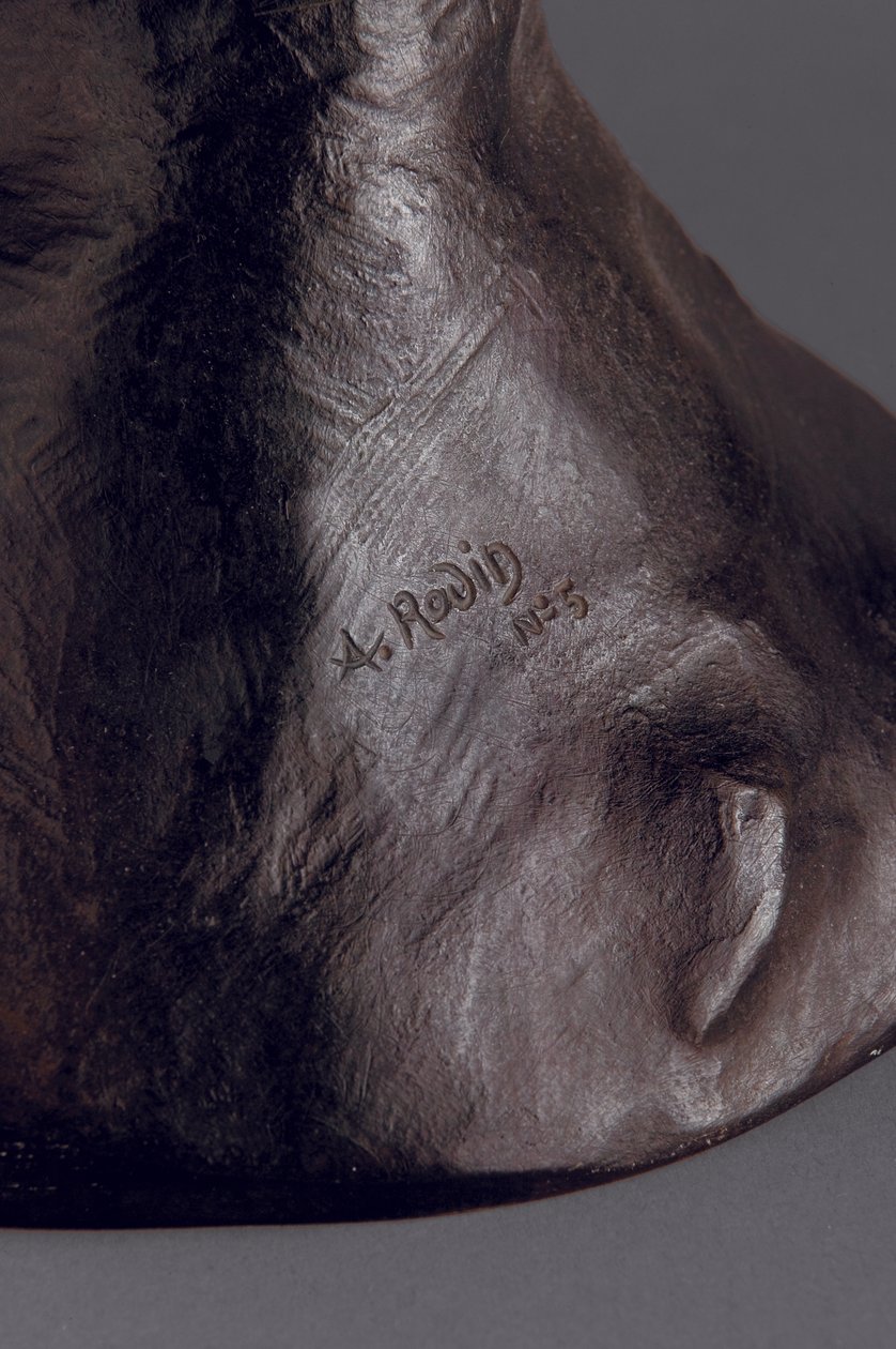 Detalj av studie för Polyphemus, 1880 gjuten 1970 brons av Auguste Rodin