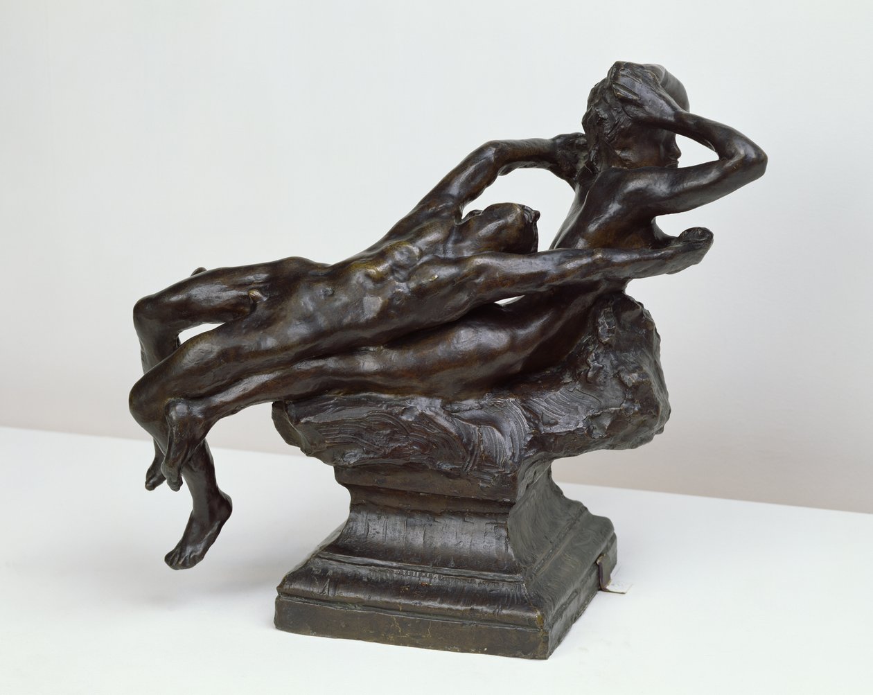 Love Fleeing, 1881 (brons) av Auguste Rodin