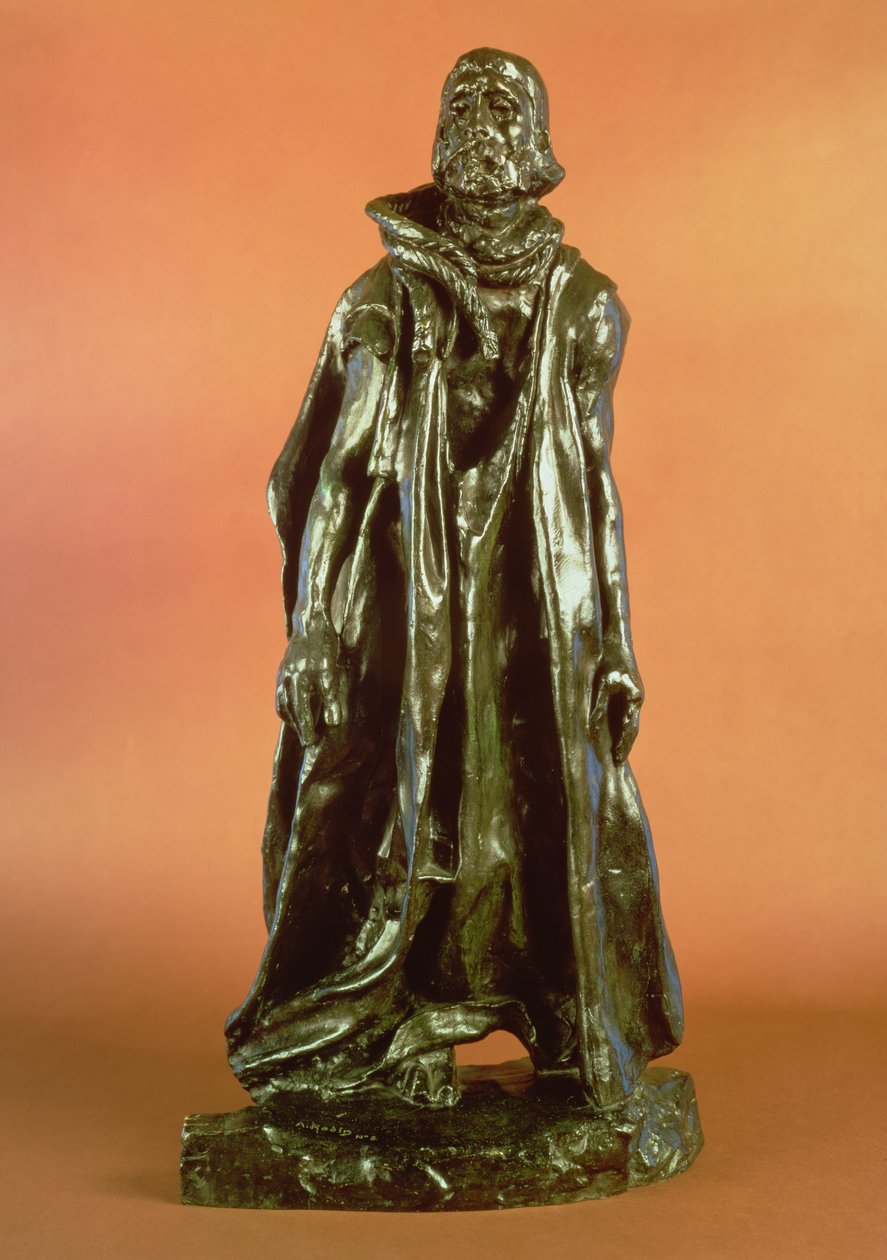 Studie för Eustache de St. Pierre, från borgarna i Calais, c.1905-10 (brons) av Auguste Rodin