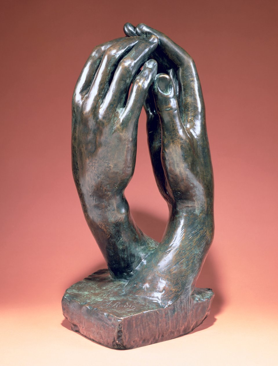 The Secret, c.1910 (brons) (se även 42017) av Auguste Rodin