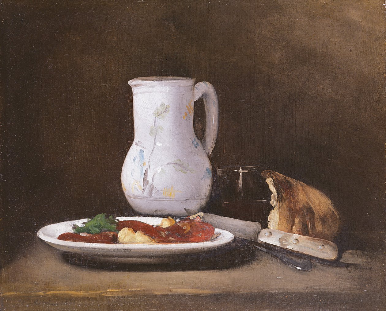 Stilleben, 1861 av Auguste Theodule Ribot
