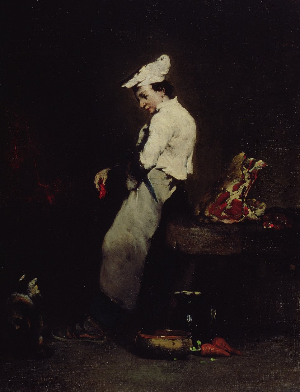 Den unga kocken av Auguste Theodule Ribot