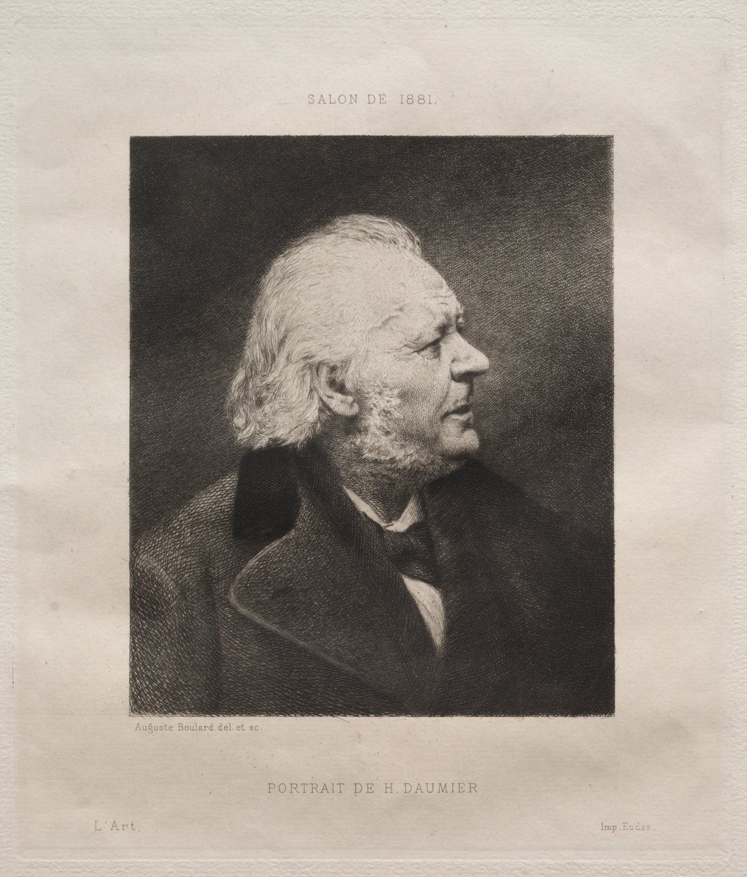 Honoré Daumier, 1881. av Auguste Boulard