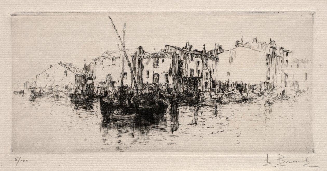 Martigues av Auguste Brouet