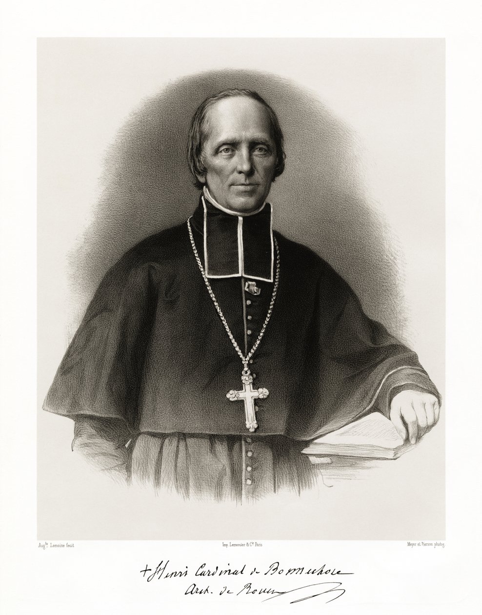 Henri de Bonnechose, 1865-66 av Auguste Charles Lemoine