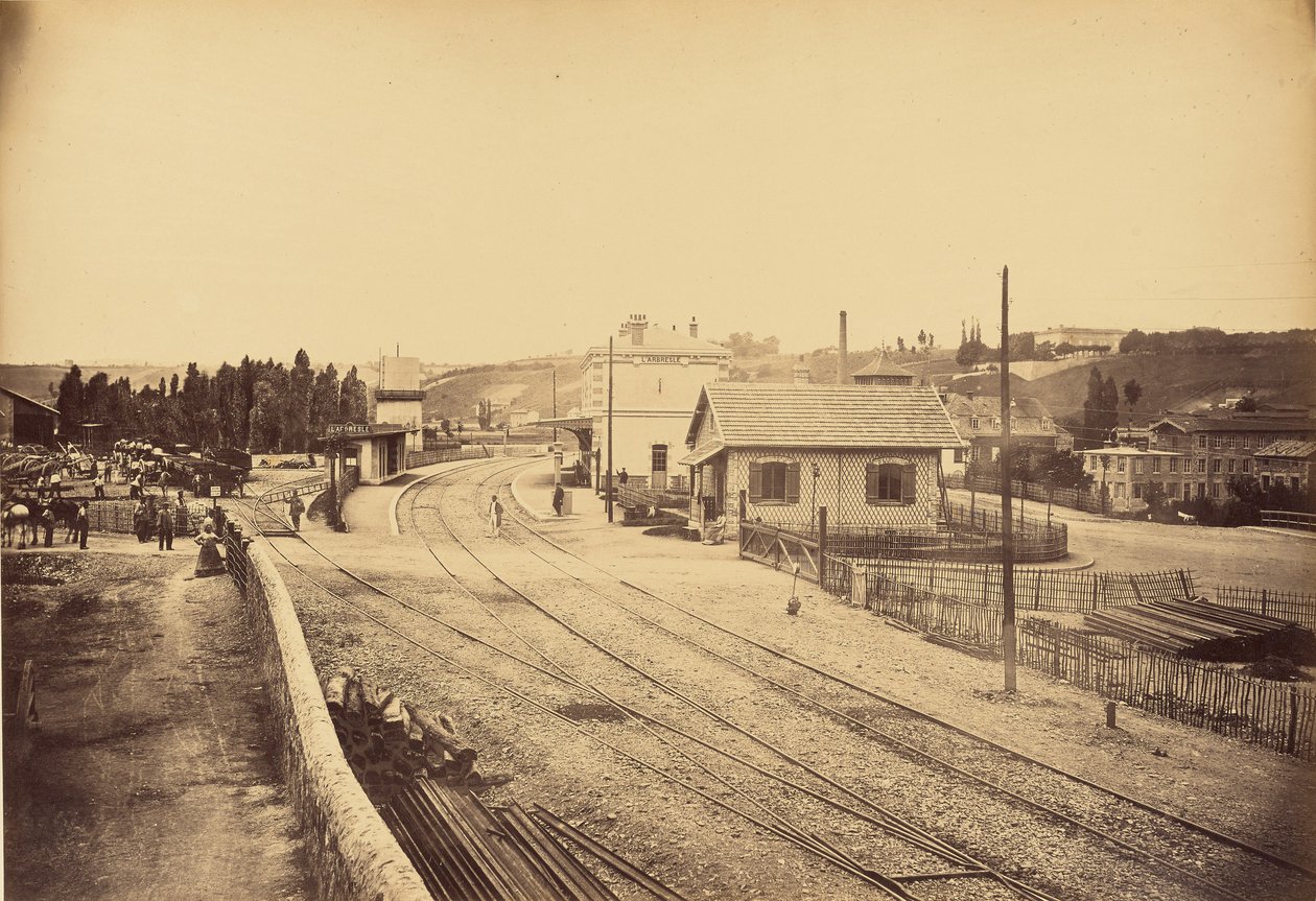 Plankorsning och station, L