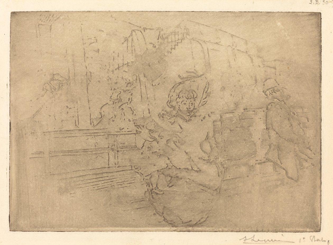 Avgång till Greenwich (Depart pour Greenwich) av Auguste Lepere