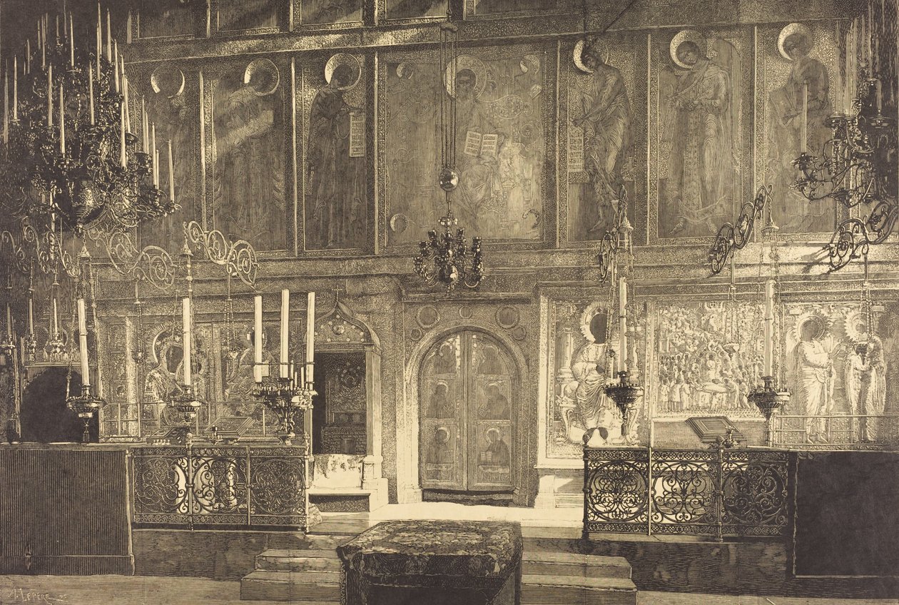 Incestasen av antagandets katedral, 1883. av Auguste Lepere