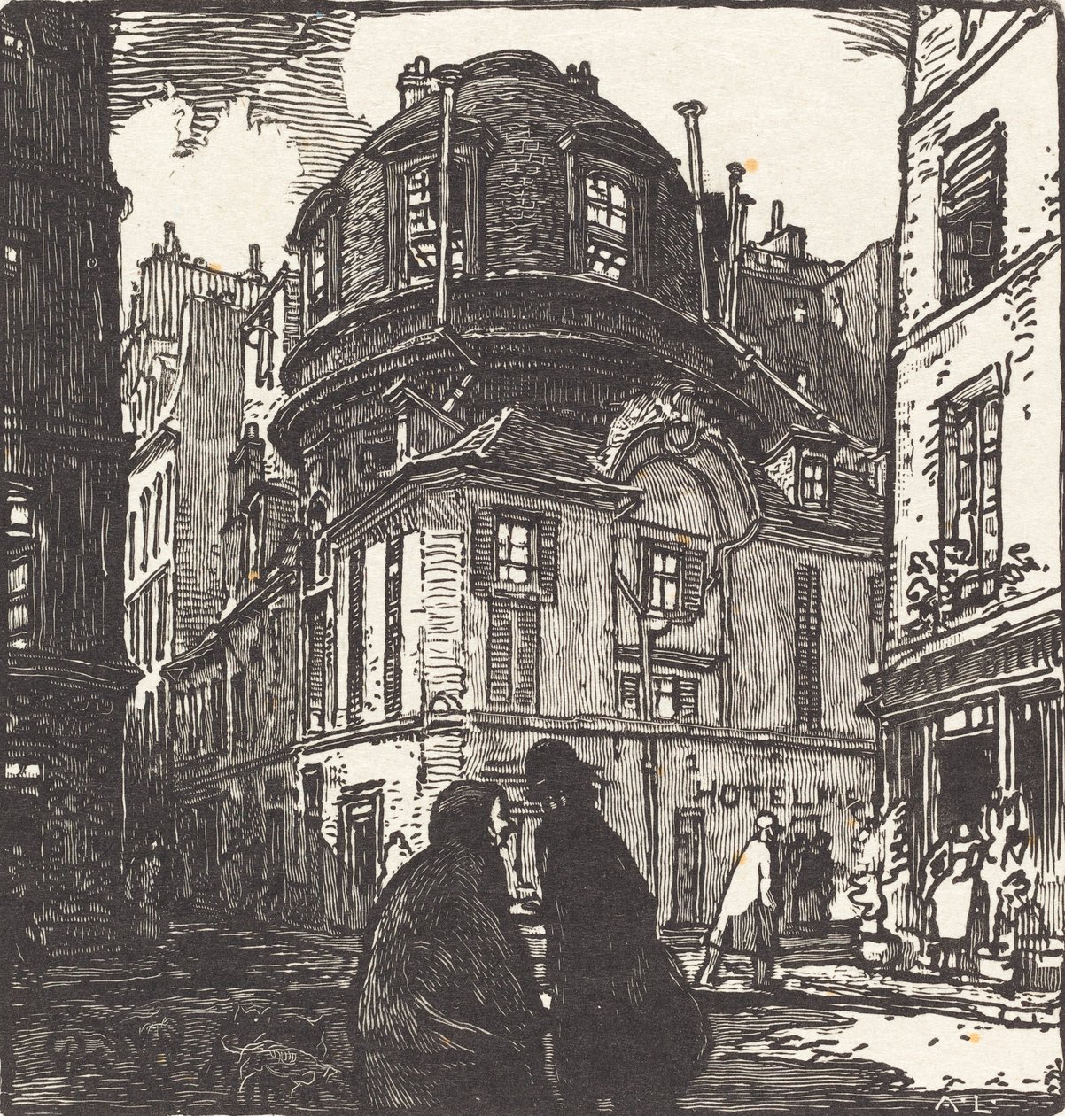 Den gamla medicinska akademin, utgiven 1901. av Auguste Lepere