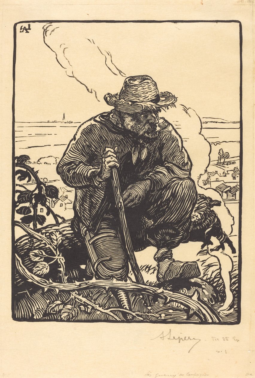 Landsbygdens tiggare av Auguste Lepere