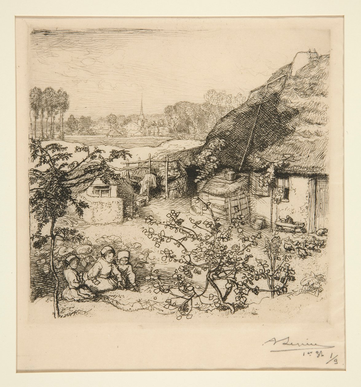 The Nest (Saint-Jean-de-Monts) (Shelter [Saint-Jean-de-Monts]) av Auguste Lepere