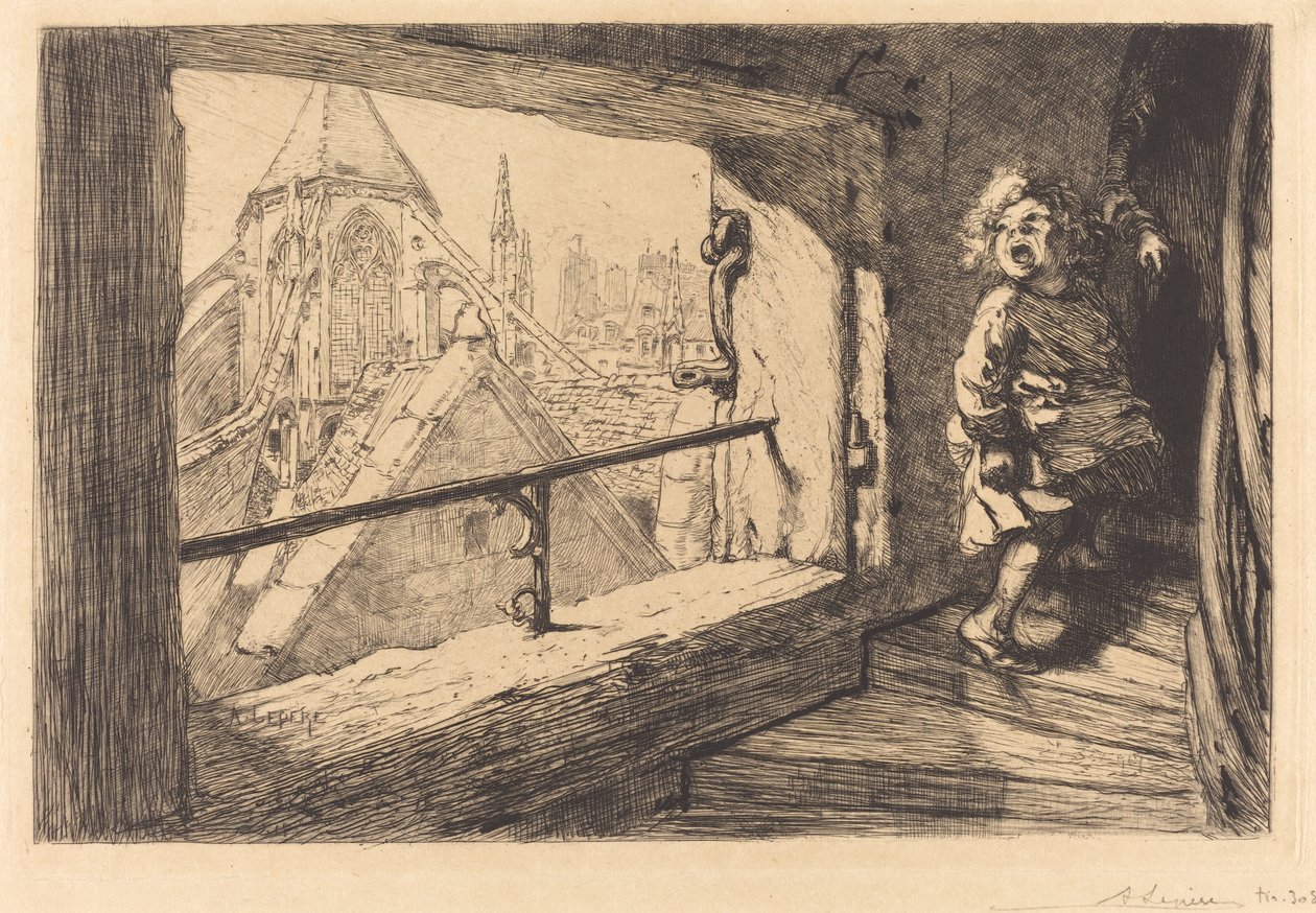 Taken i Saint-Severin av Auguste Lepere