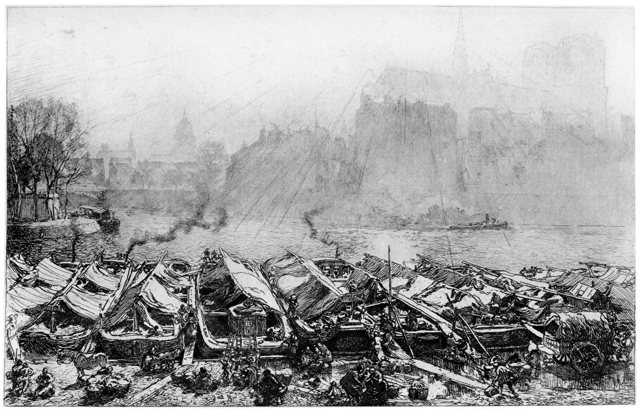 Apple Walk, c1870-1910 1924 av Auguste Louis Lepère