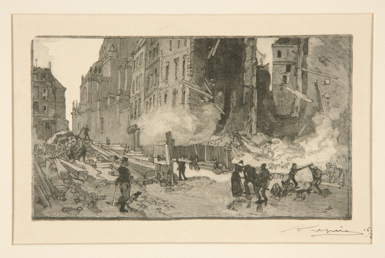 Ouvriers (arbetare) av Auguste Lepere