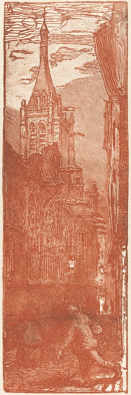 Saint-Severin, publicerad 1901. av Auguste Lepere