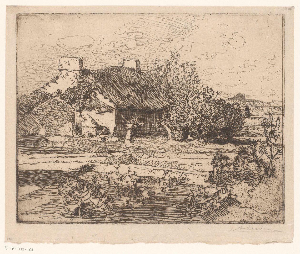 Odla av Auguste Lepère (signed by artist)