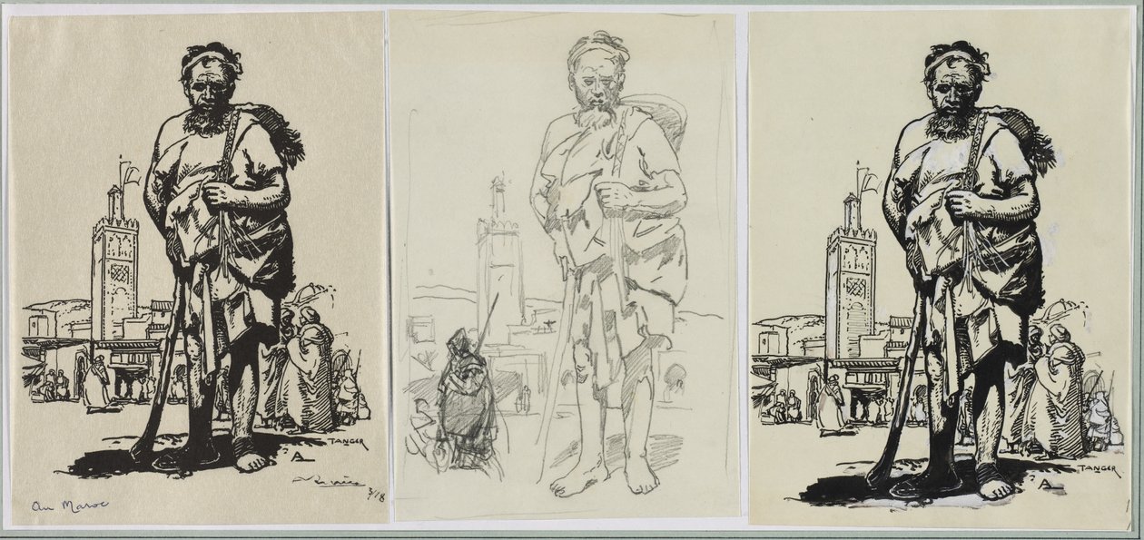 I Marocko, 1914. av Auguste Louis Lepère
