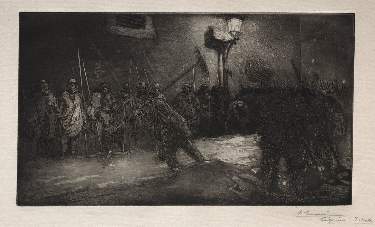 Call of the Night Sweepers av Auguste Louis Lepère