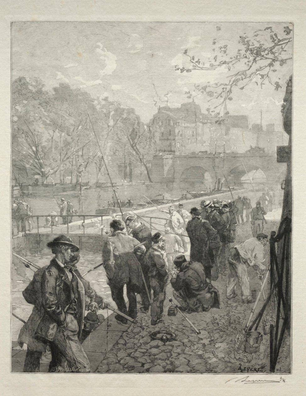 Valutans lås. av Auguste Louis Lepère