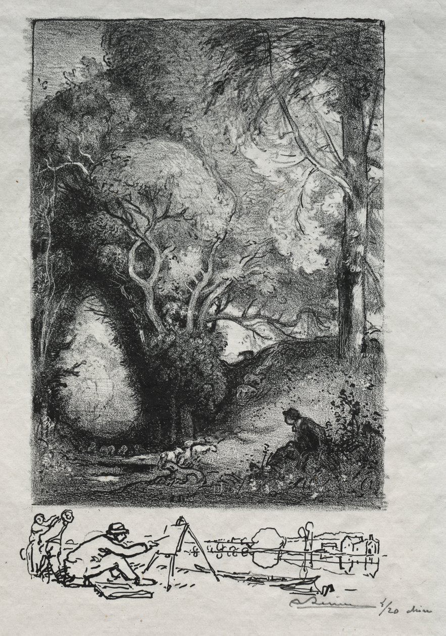 La Ravine i juni av Auguste Louis Lepère