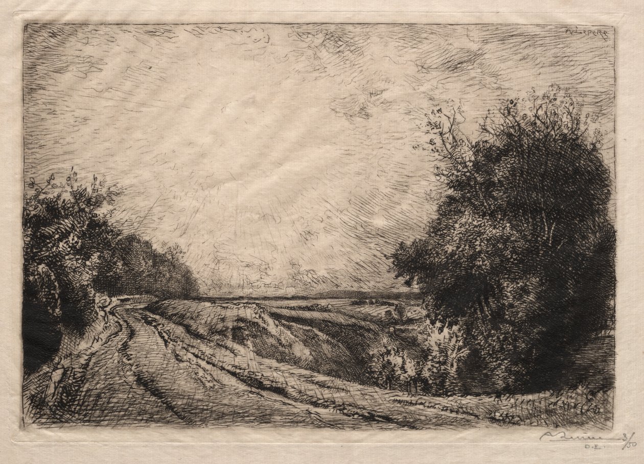 Houssoye Road av Auguste Louis Lepère