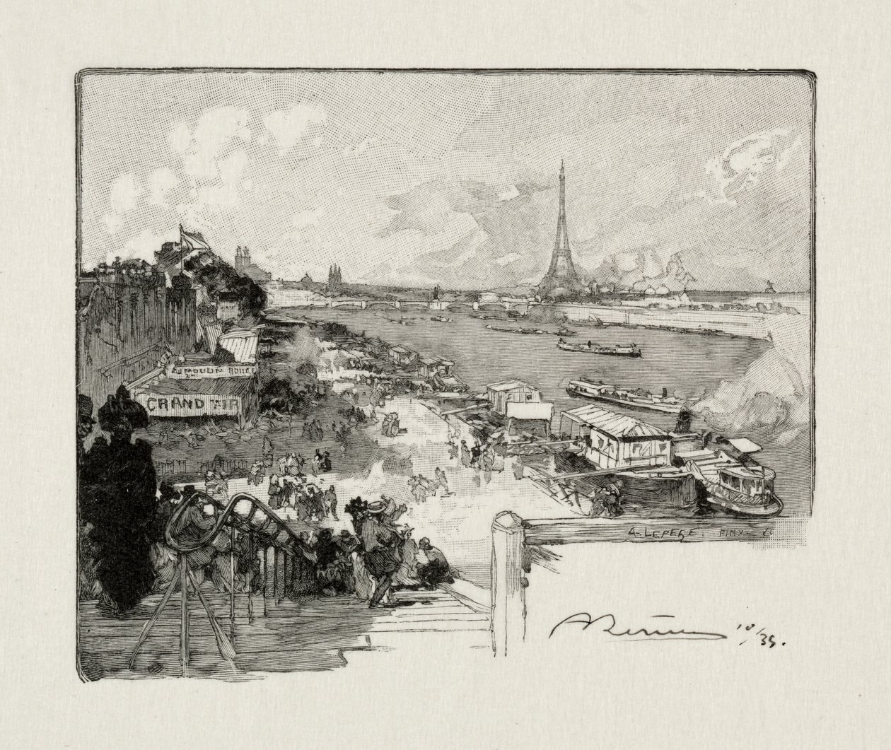 Daglig poäng av Auguste Louis Lepère