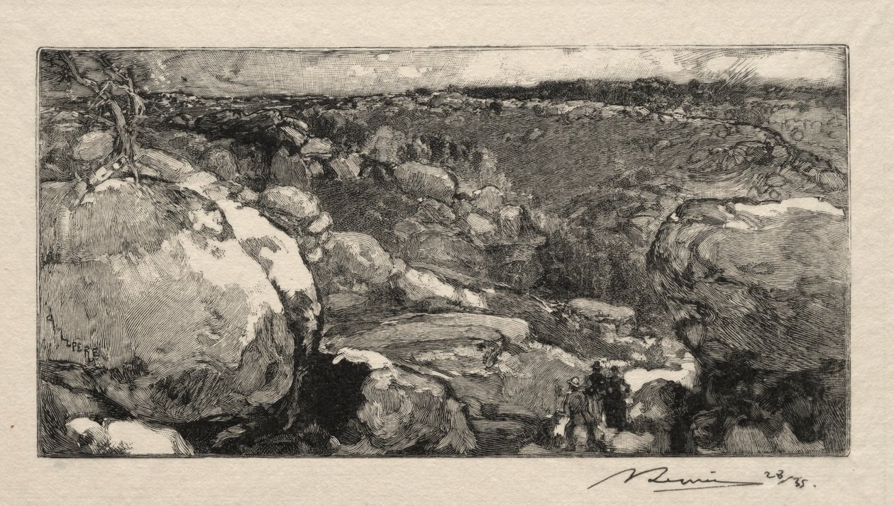 Long-Rocher-cirkusen av Auguste Louis Lepère